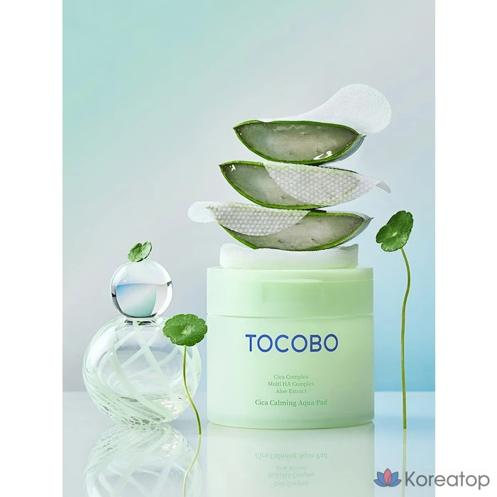 Успокаивающие аква-патчи Tokobo Cica, 160 мл, 1 упаковка, 60 листов.