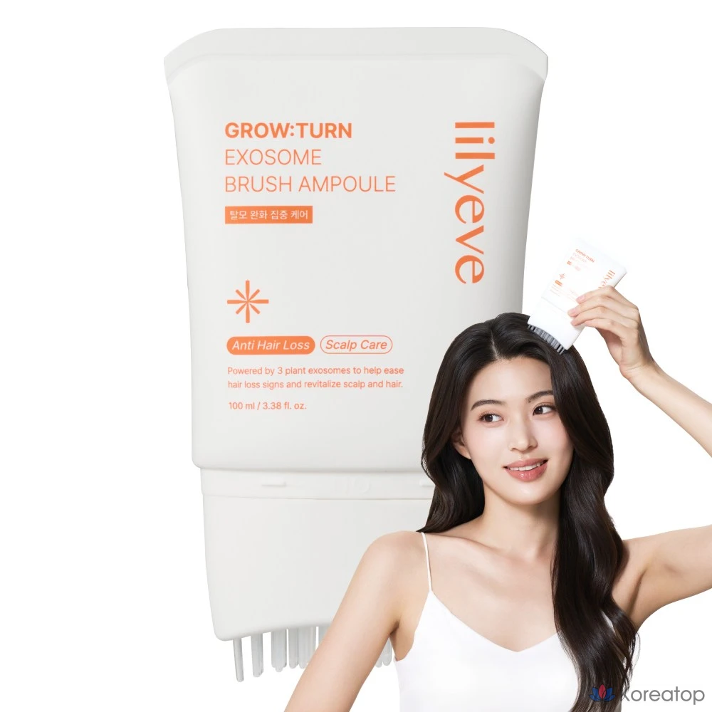 Ампульная сыворотка Lilyeve Growton Exosome Brush Scalp Hair Loss Ampoule, 100 мл, 1 шт.