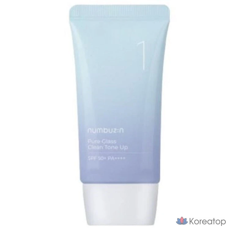 Тональный крем Numbers In No. 1 Glass Ball Clear Tone-Up Clear SPF50+ PA++++, 50 мл, 1 шт.