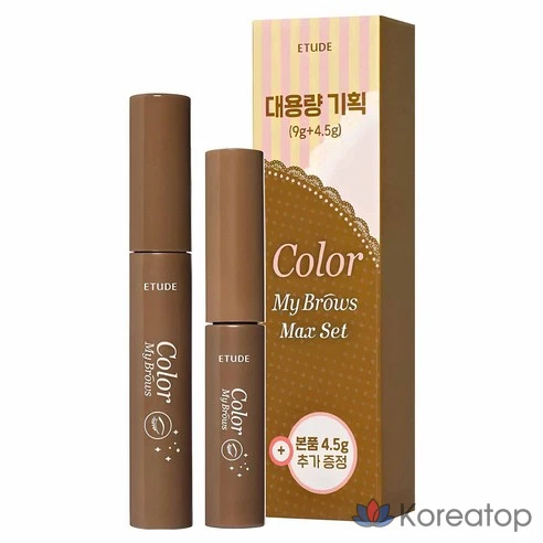 Тушь для бровей Etude House Color My Brows №4 Натуральный коричневый, 4,5 г