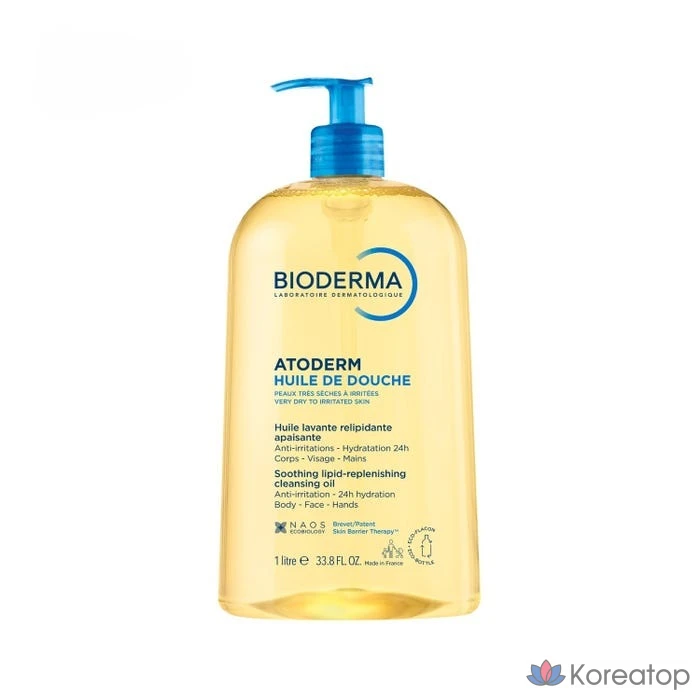 Гидрофильное масло для душа Bioderma Atoderm Huile de Douche, 1 л, 1 шт.