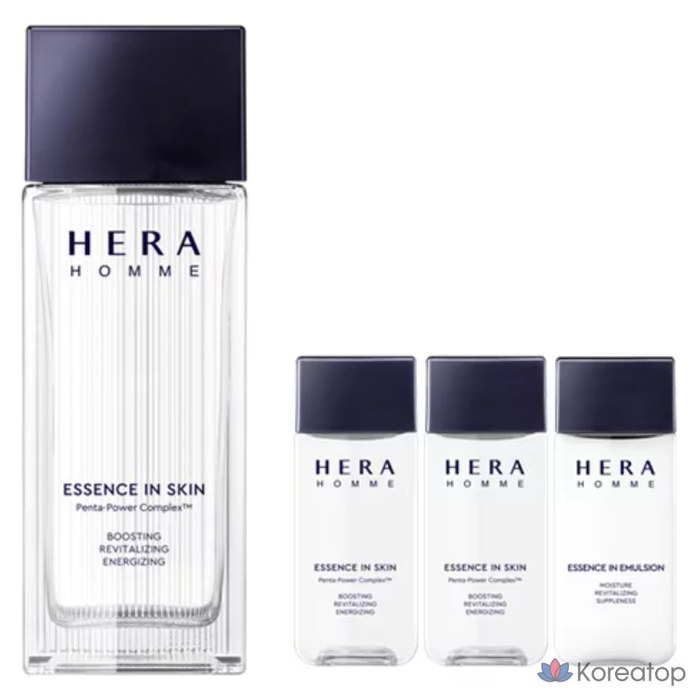 Набор для ухода Hera Homme Essence in Skin (Toner 125 мл + Emulsion 20 мл), 185 мл, 1 шт.