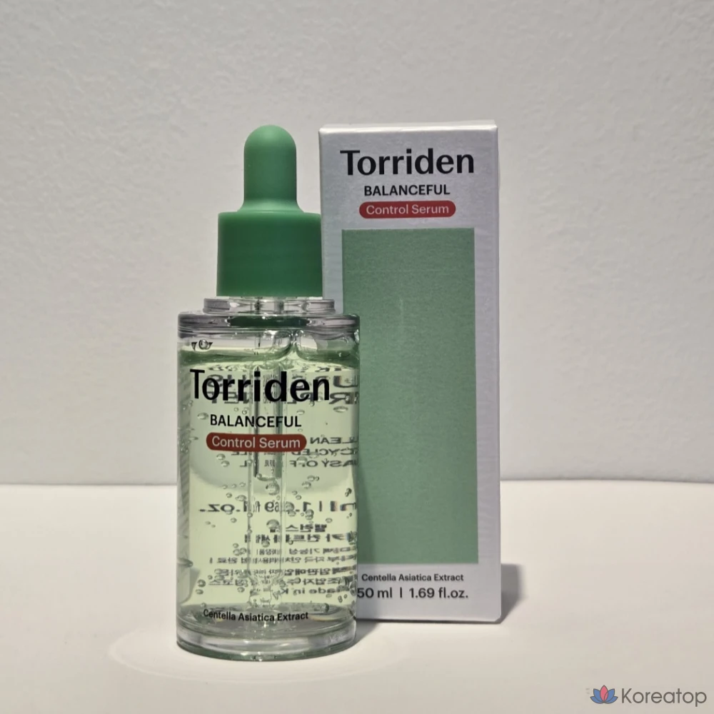 Сыворотка для лица Torriden Balanced Cica Control Serum, 50 мл, светло-зеленый цвет, 1 шт., 50 г