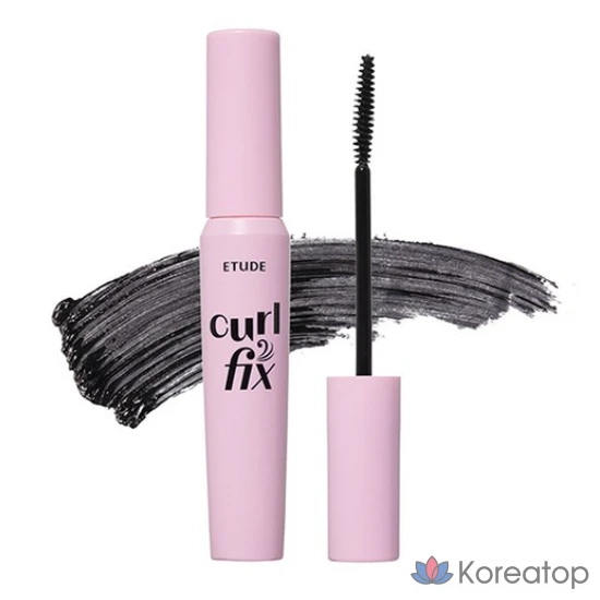 Тушь для ресниц Etude House NEW Curl Fix Mascara, оттенок Black, 8 г, 1 шт.