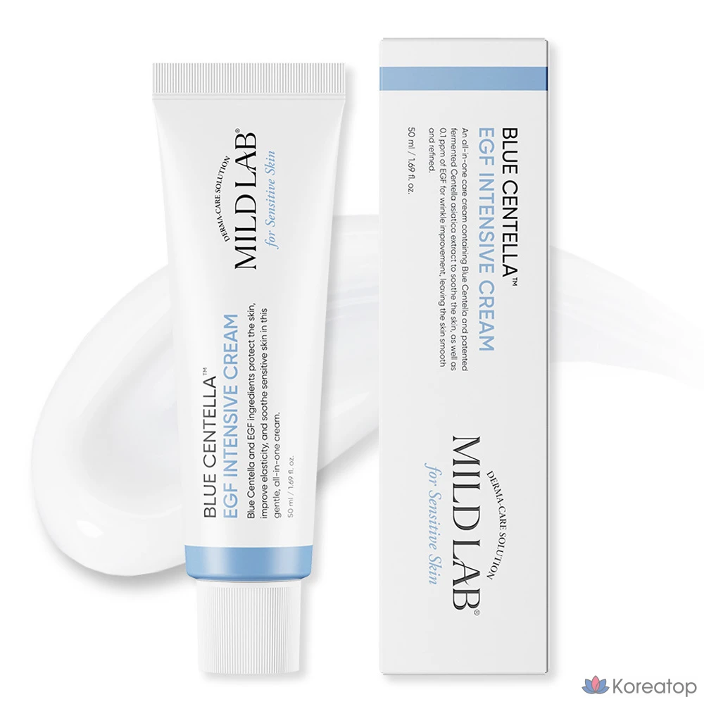 Интенсивный крем Mild Lab Blue Centella Madeca EGF, 50 мл, 1 шт.