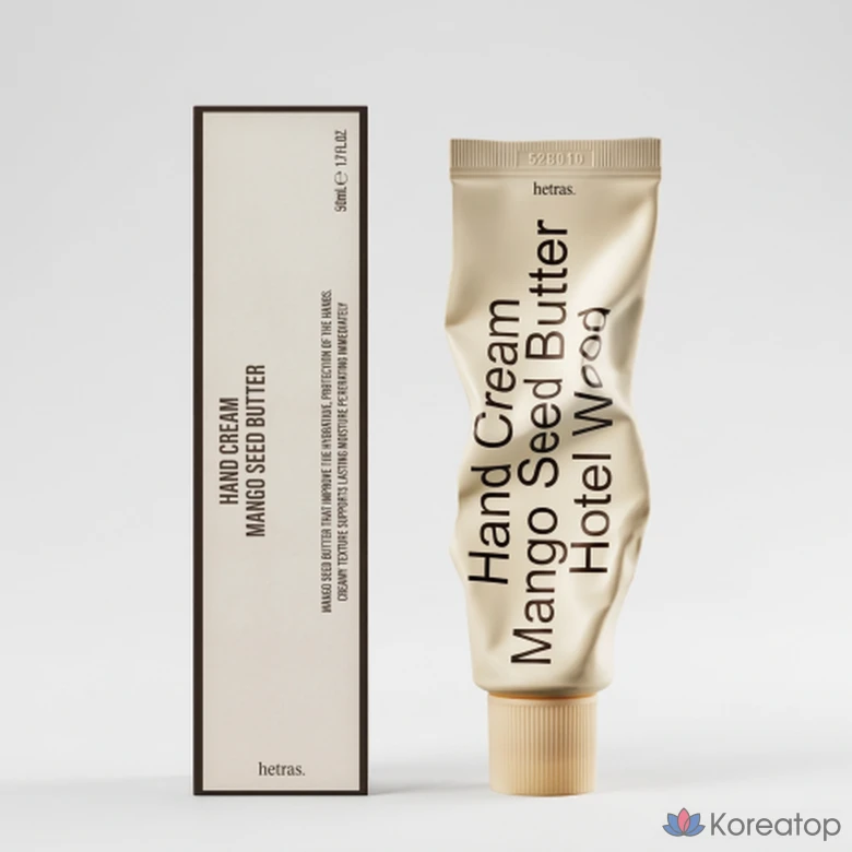 Крем для рук HETRAS Mango Seed Butter Perfume, аромат Flower Shop, 50 мл, 1 шт.