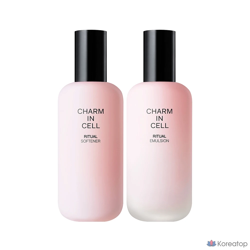 Набор для ухода Charmzone Charm In-cell Ritual 2-piece Set (Emulsion + Softener), 3 шт.