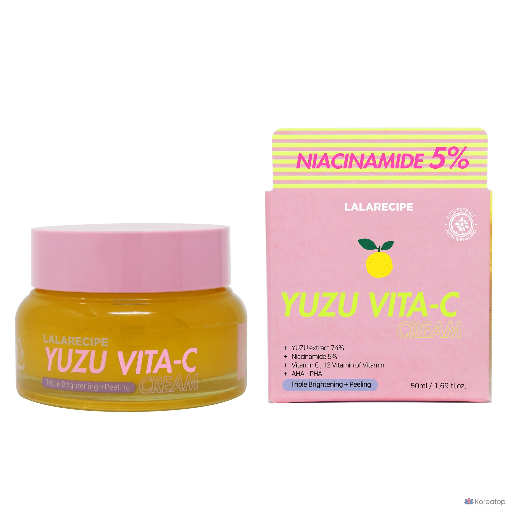 Крем LALARECIPE Yuja Vita C с ниацином, 50 мл, 1 шт.