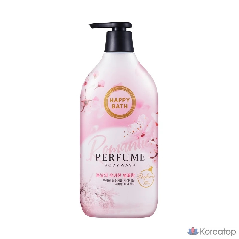 Гель для душа Happy Bath Romantic Cherry Blossom с ароматом вишневого цвета, 900 г, 1 шт.