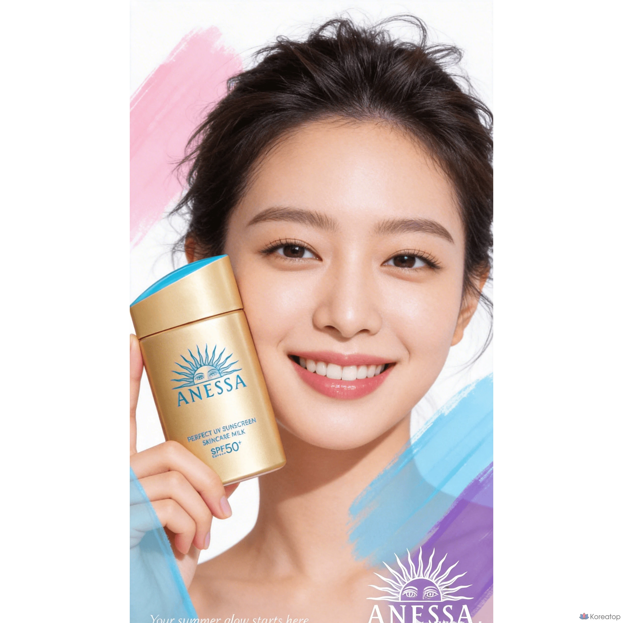 Солнцезащитный лосьон Anessa Long Lasting Moisture UV Protector Skin Lotion, 60 мл, 1 шт.