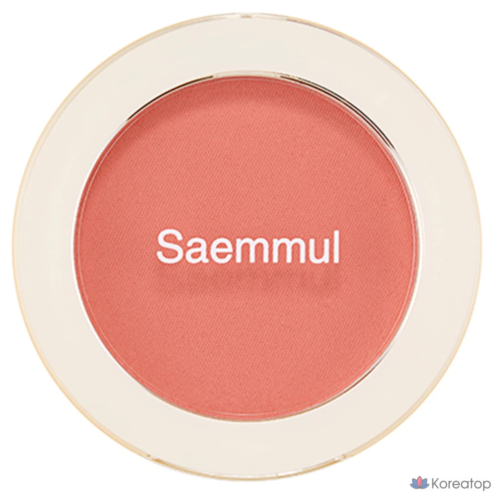 Румяна The Saem Saemmul Single Blusher, оттенок CR03 Sunshine Coral, 5 г, 1 шт.
