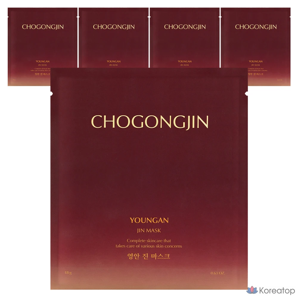 Missha Chogongjin Youngan Jin Маска 18г, 1 упаковка, 5 шт.