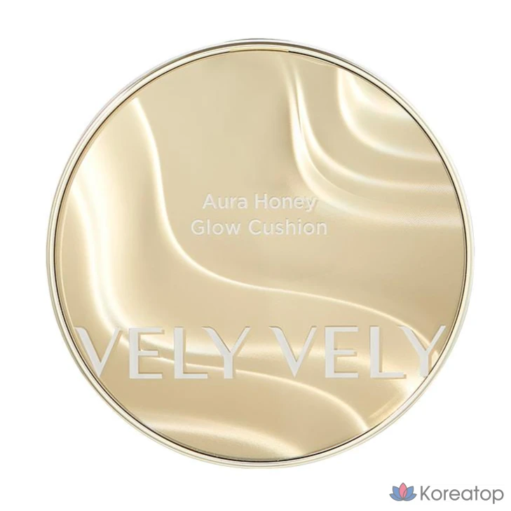 Кушон Vely Vely Aura Honey Glow Cushion Foundation, оттенок 23, 15 г, 1 шт.