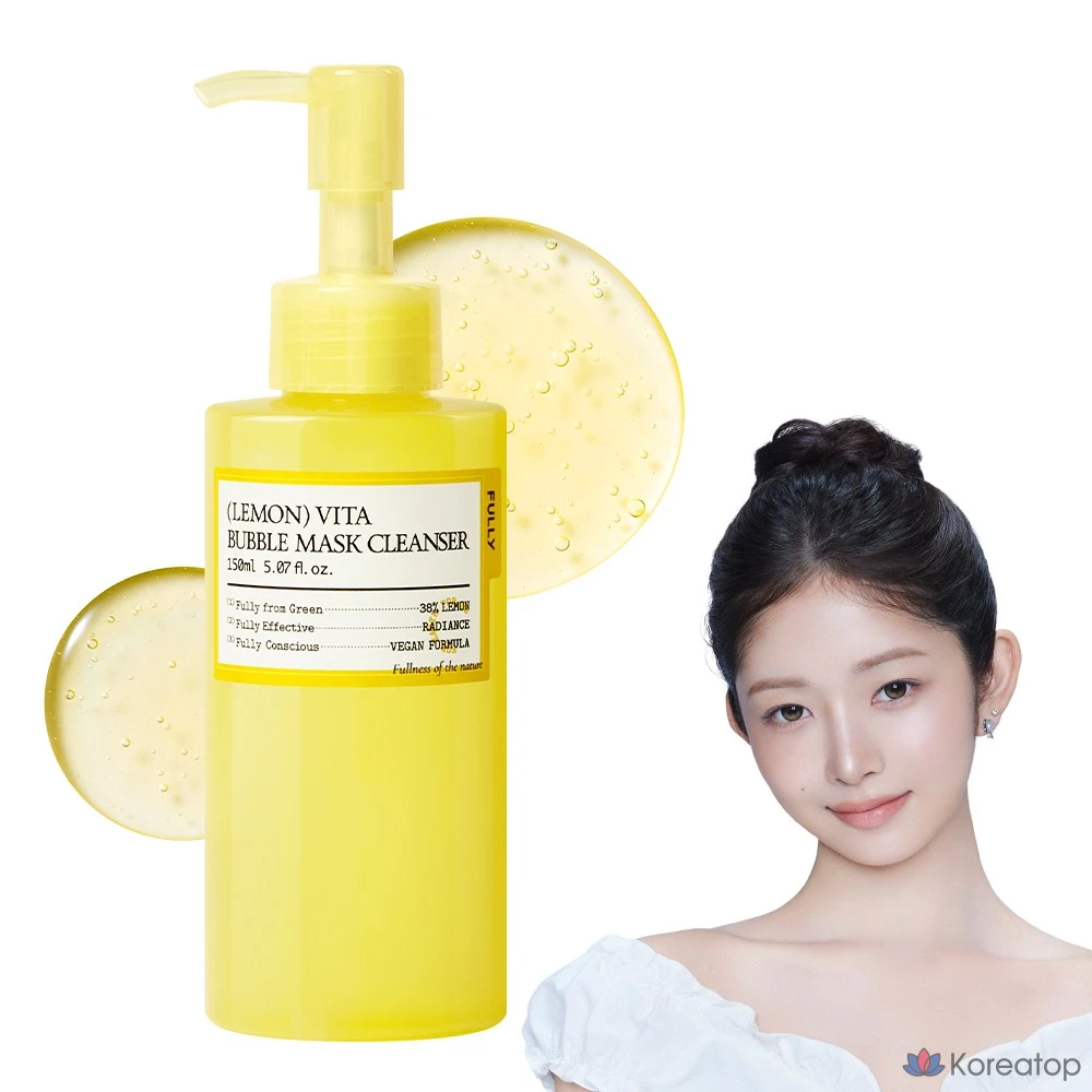 Очищающая пенка FULLY Lemon Vita Bubble Pack Cleanser, 150 мл, 1 шт.