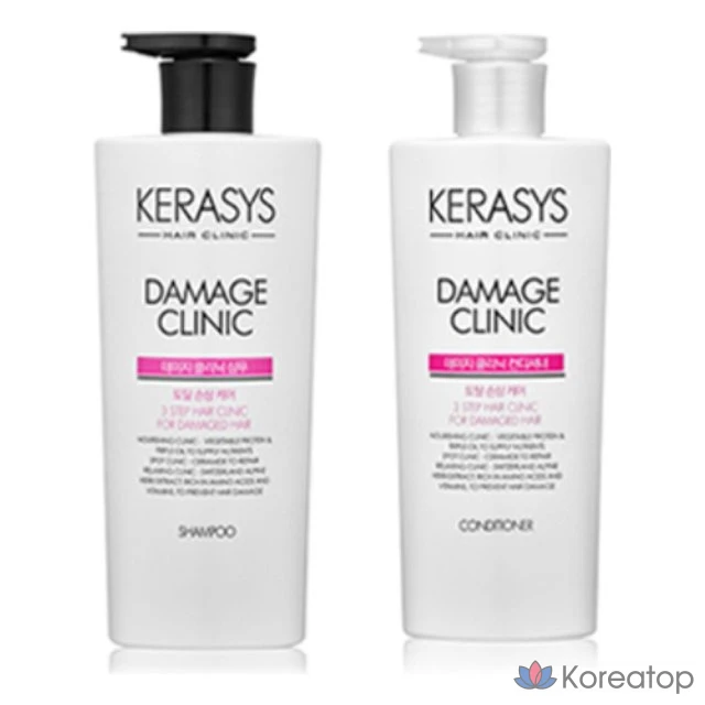 Набор для ухода KeraSys Damage Clinic 2-piece Set (Shampoo + Conditioner), 1 шт.