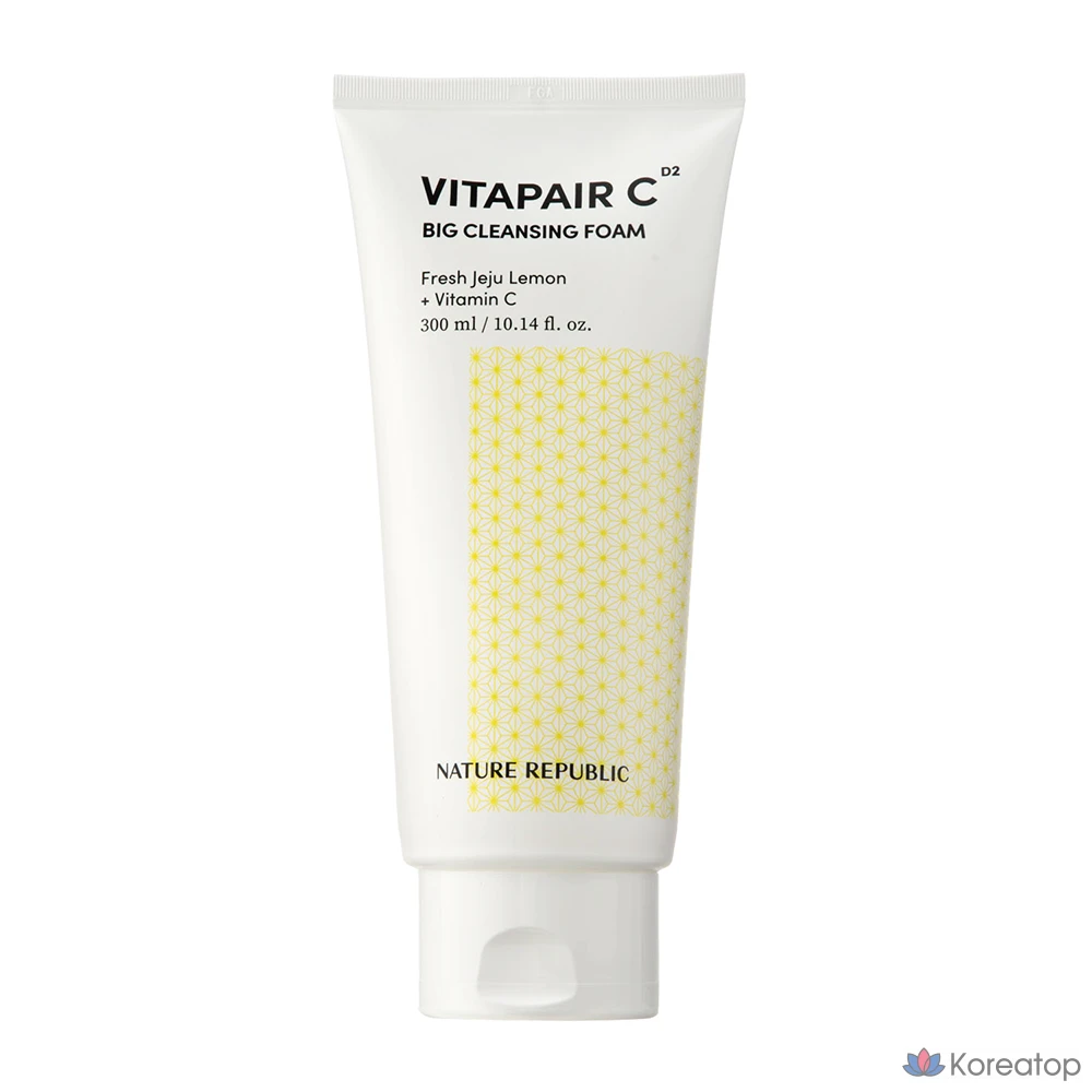 Очищающая пенка Nature Republic Vita Pair C Big Cleansing Foam, 300 мл, 1 шт.