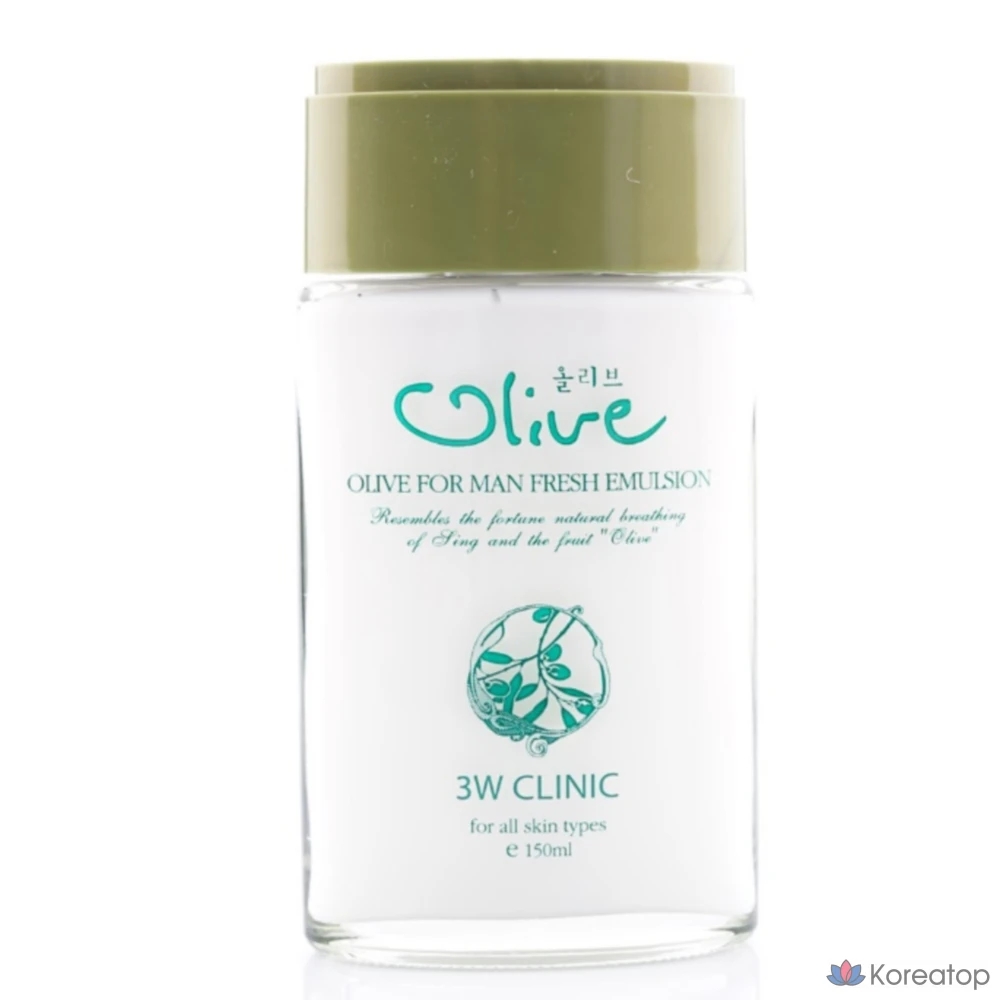 Мужской оливковый лосьон Fresh Breath of Nature, 150 мл