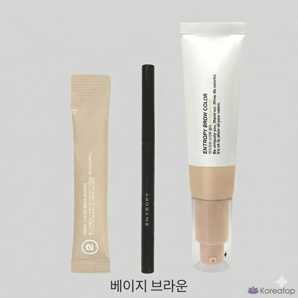 Краска для бровей Entropy Brow Color, оттенок Beige Brown, 6 применений, 1 шт.