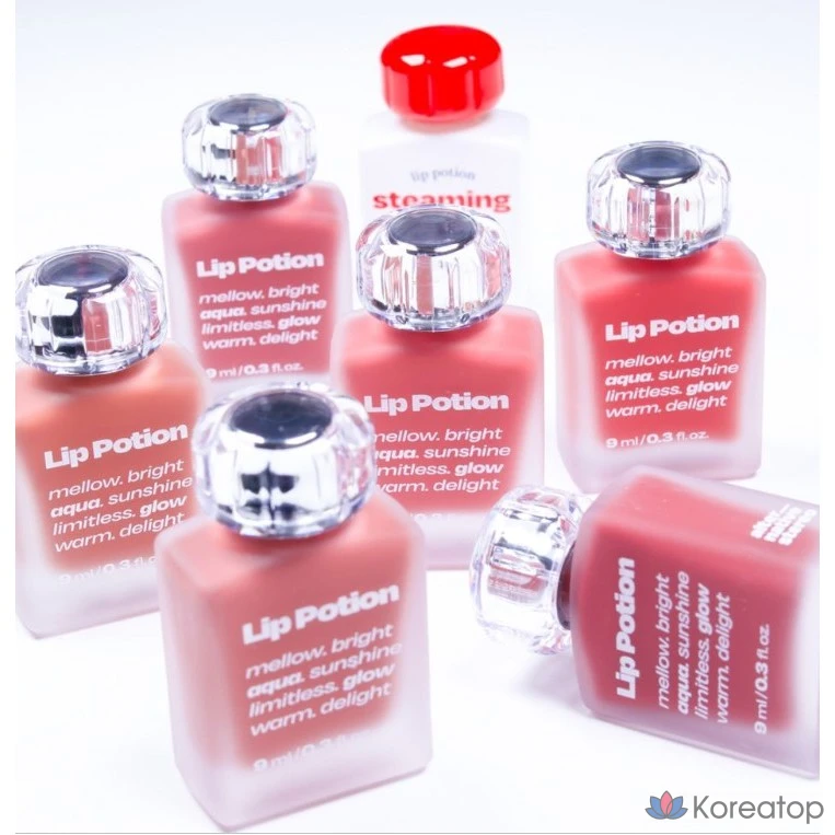 Тинт для губ ALTERNATIVE STEREO Fresh Color Saenggi Nude Collection Lip Potion Aqua Glow, оттенок 03 Sugar Rose, 1 шт.