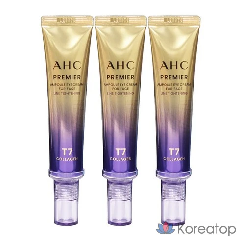 AHC Высокопитательный ампульный крем для век с коллагеном AHC Premier Ampoule Eye Cream For Face Line Tightening Collagen T7, 40 мл