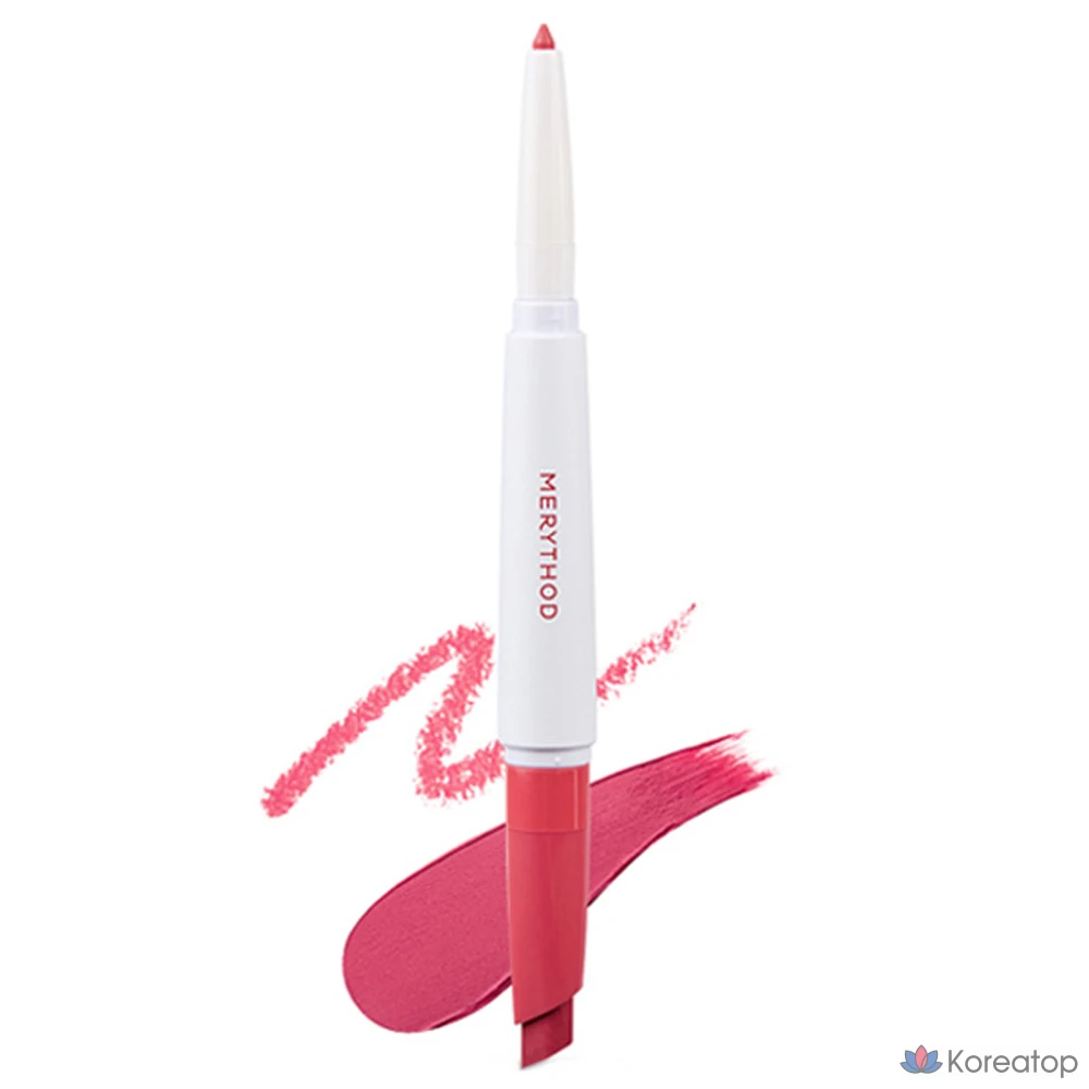 Помада Merythod Reel Edge Dual Lipstick, оттенок «Лилово-сливовый», 0,95 г, 1 шт.