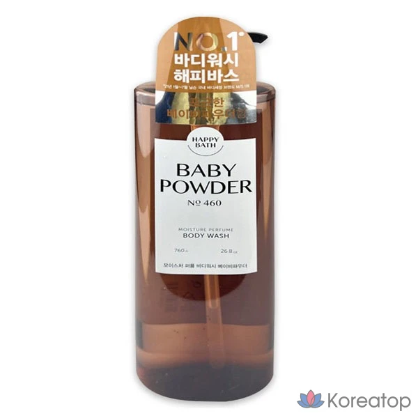 Гель для душа Happy Bath с ароматом детской присыпки, 760 г