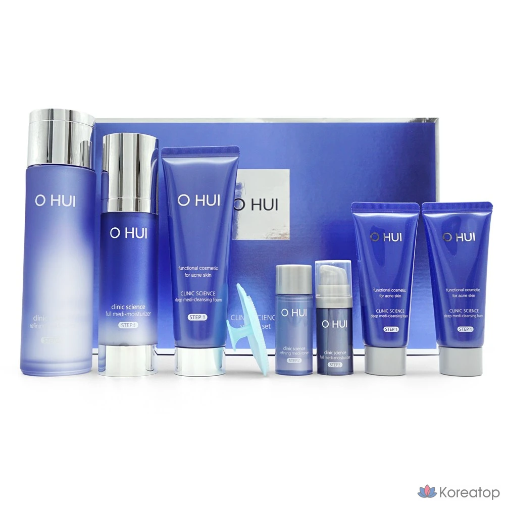 Набор для ухода Ohui Clinic Science 3-piece Set, 1 шт.