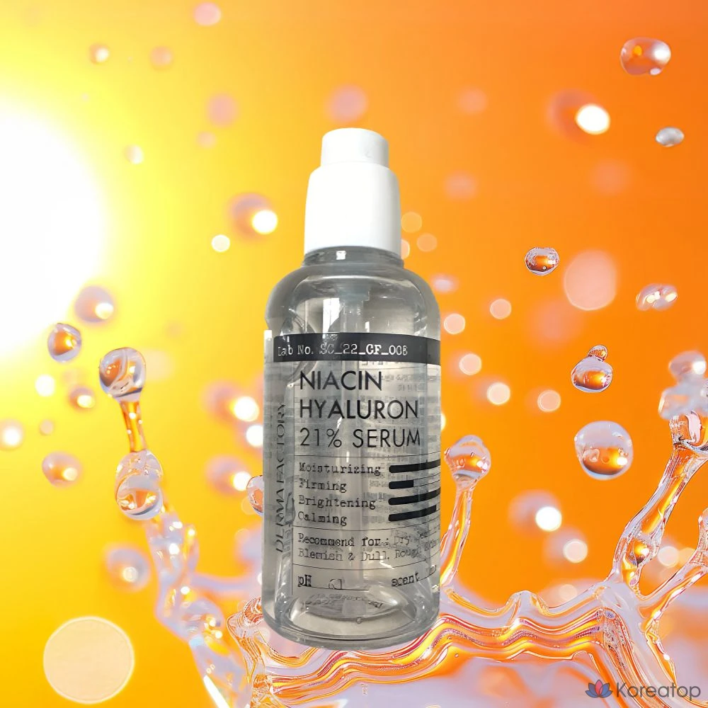 Сыворотка Derma Factory Whitening Moisture Serum Niacin Hyaluronic 21%, 80 мл, 1 шт.