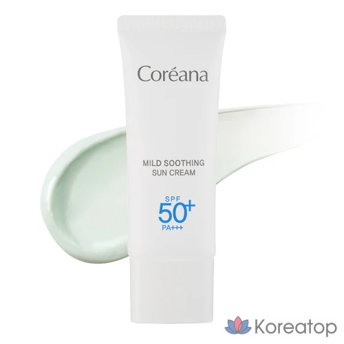 Coreana Mild Soothing Sunscreen SPF50+ PA+++, 40 мл, 1 шт.