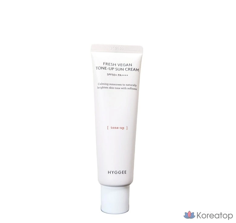 Солнцезащитный крем HYGGEE Warp Fresh Vegan Toneup 50 мл (SPF50+) (срок годности 25 июня 2026 г.), 50 мл, 1 штука