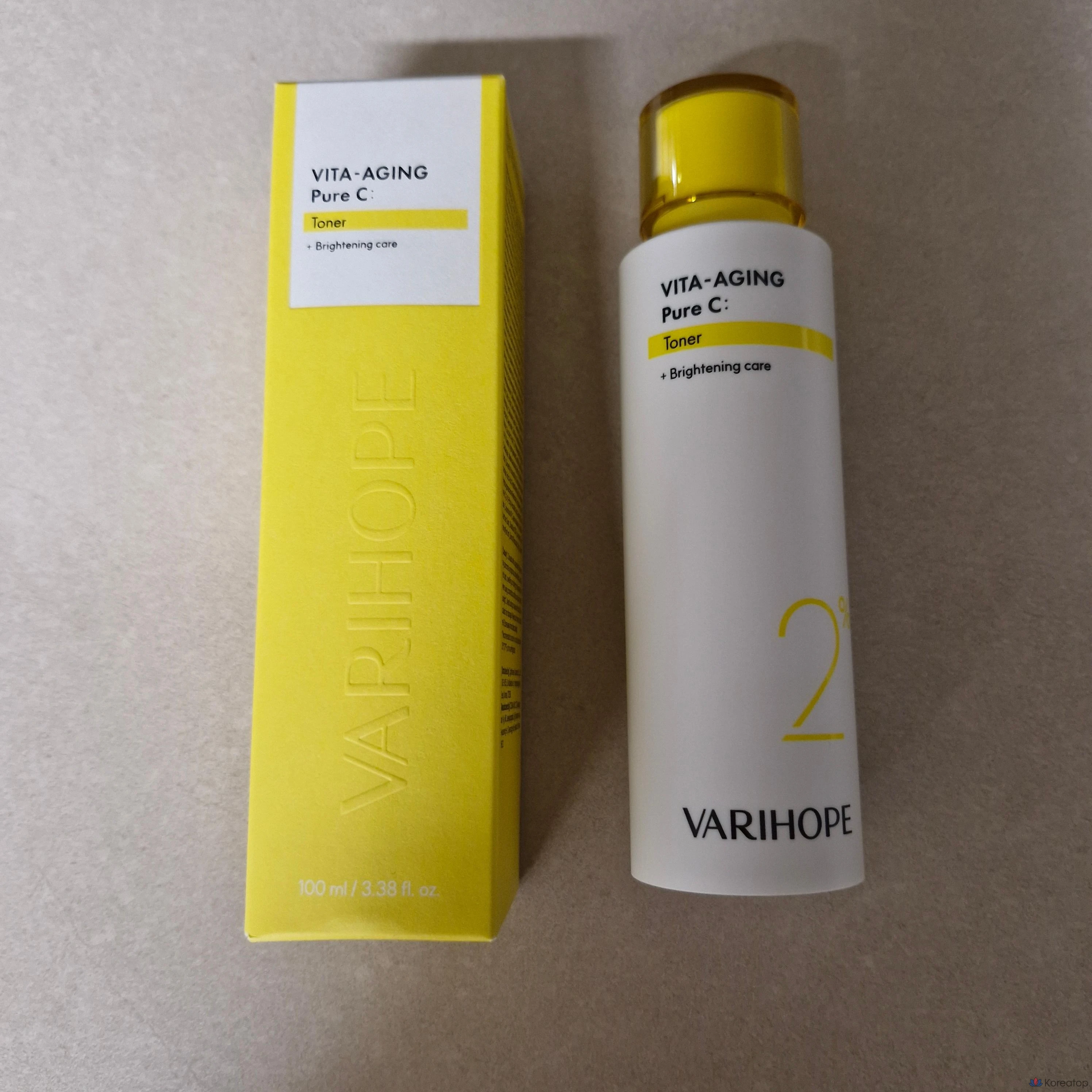 Тонер VARI:HOPE Vita-Aging Pure C Whitening Toner, 100 мл, 1 шт.
