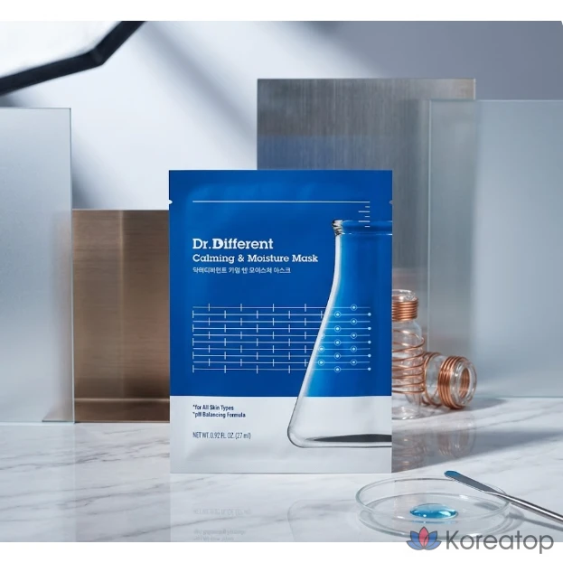 Тканевая маска для лица Dr. Different Calming and Moisture Mask, 5 шт.