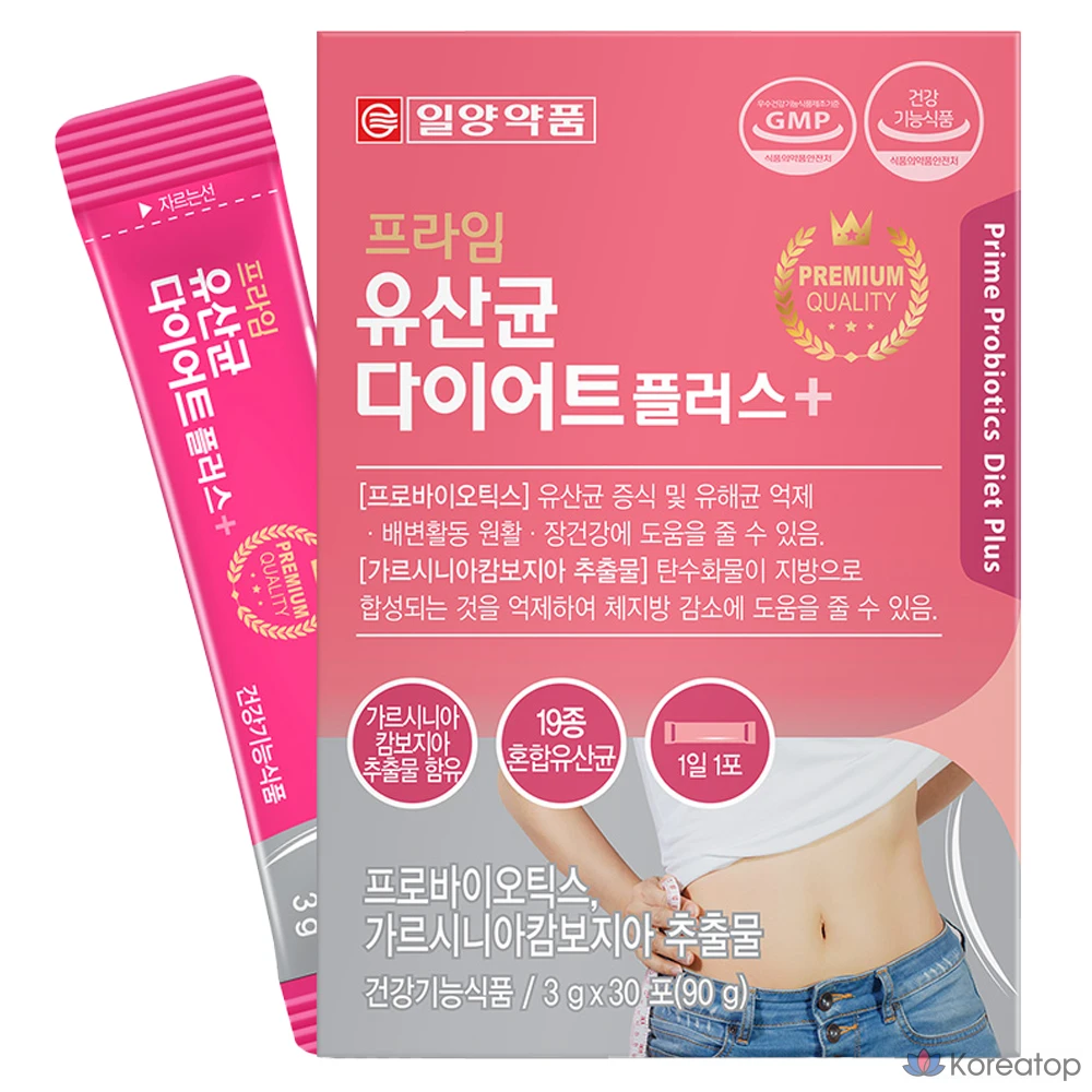 Ilyang Pharmaceutical Prime Probiotic Diet Plus, 30 шт., 90 г, 1 упаковка