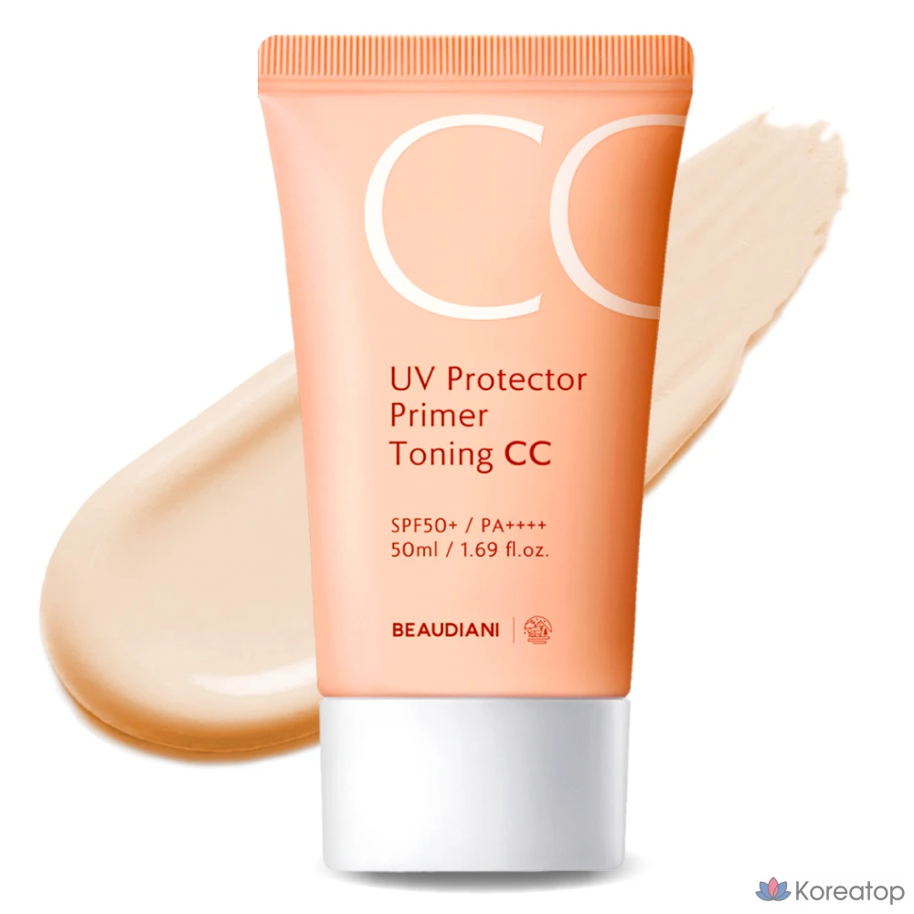 Beaudiani UV Protector Primer Toning CC Cream SPF50+ PA++++, 50 мл, 1 шт.