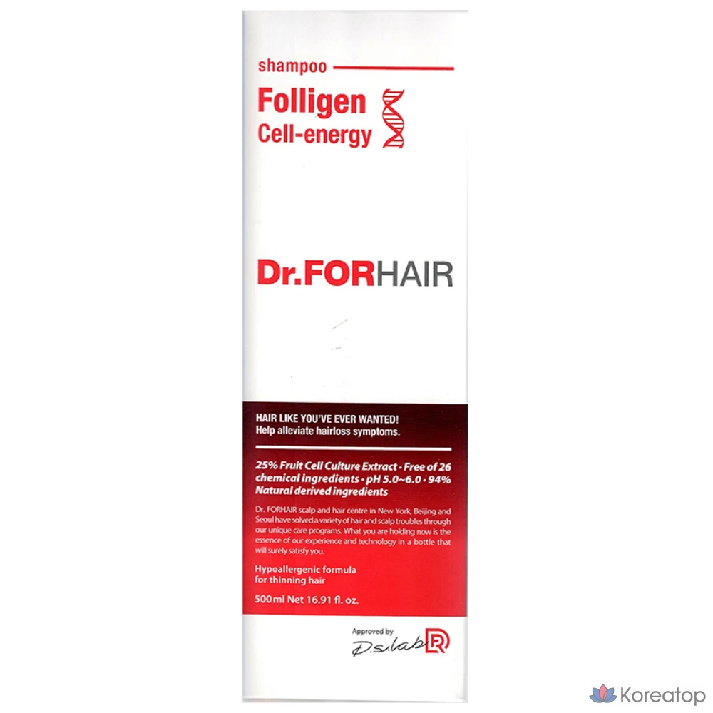 Шампунь Dr. Forhair Polygene Cell Energy Shampoo, 500 мл, 1 шт.