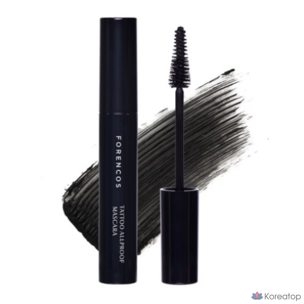 Тушь для ресниц Forencos Tattoo Allproof 8 г, 1 шт., черный (Real Black BK)