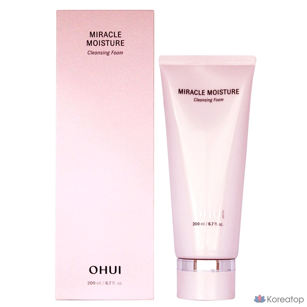 Очищающая пенка Ohui Miracle Moisture Cleansing Foam, 200 мл, 1 шт.