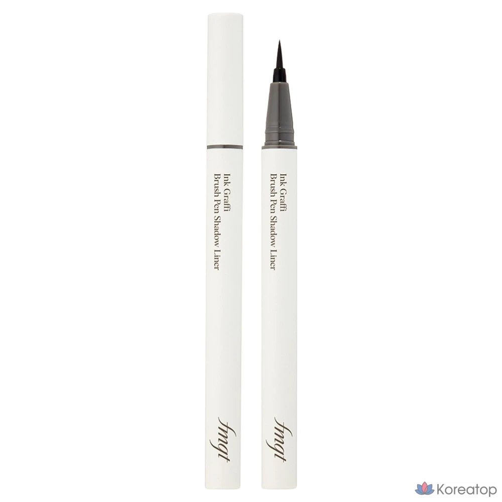 fmgt ink graphite brush pen shading liner, ash black, 1 pack