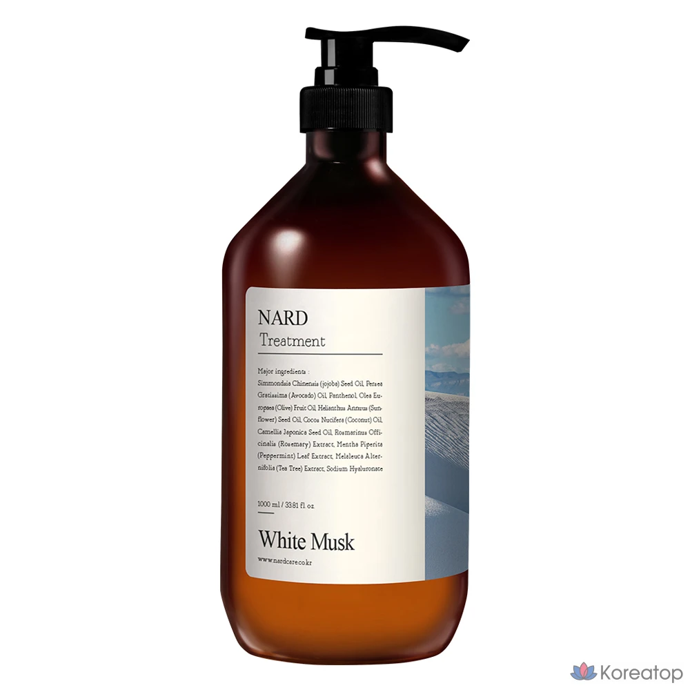 Восстанавливающий ароматизированный бальзам NARD с белым мускусом, 1 л, 1 шт.