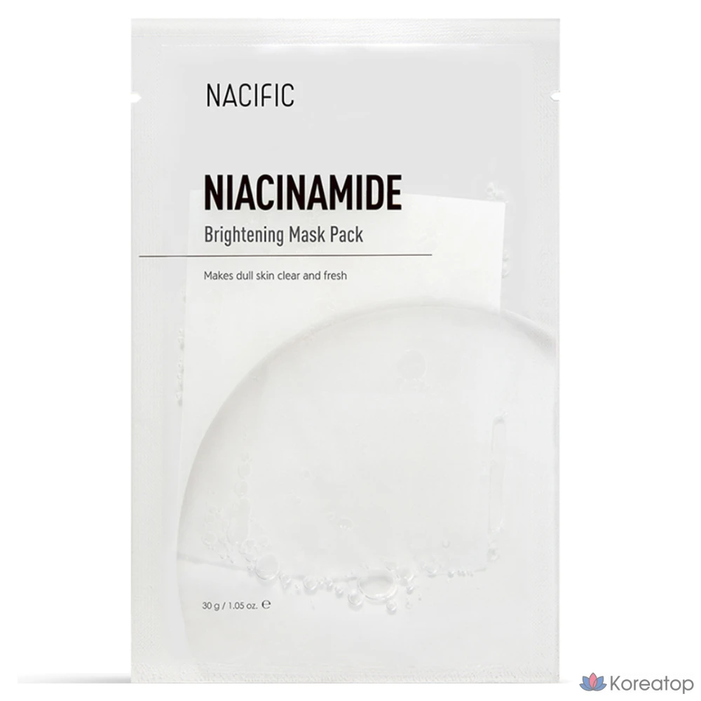 Осветляющая маска для лица Nesipic с ниацинамидом, 30 г, 1 упаковка.