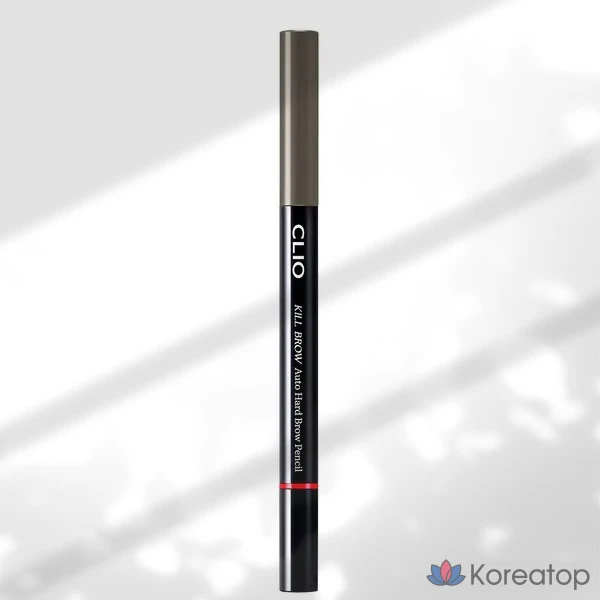 Карандаш для бровей Clio Kill Brow Auto Hard Brow Pencil, оттенок 05 Gray Brown, 1 шт.