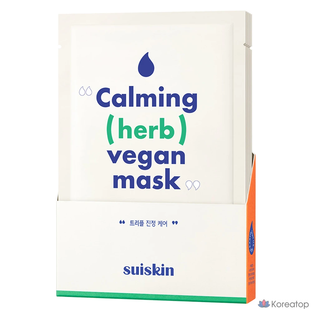 Тканевая маска для лица Suiskin Soothing Herb Sheet Mask, 5 шт.