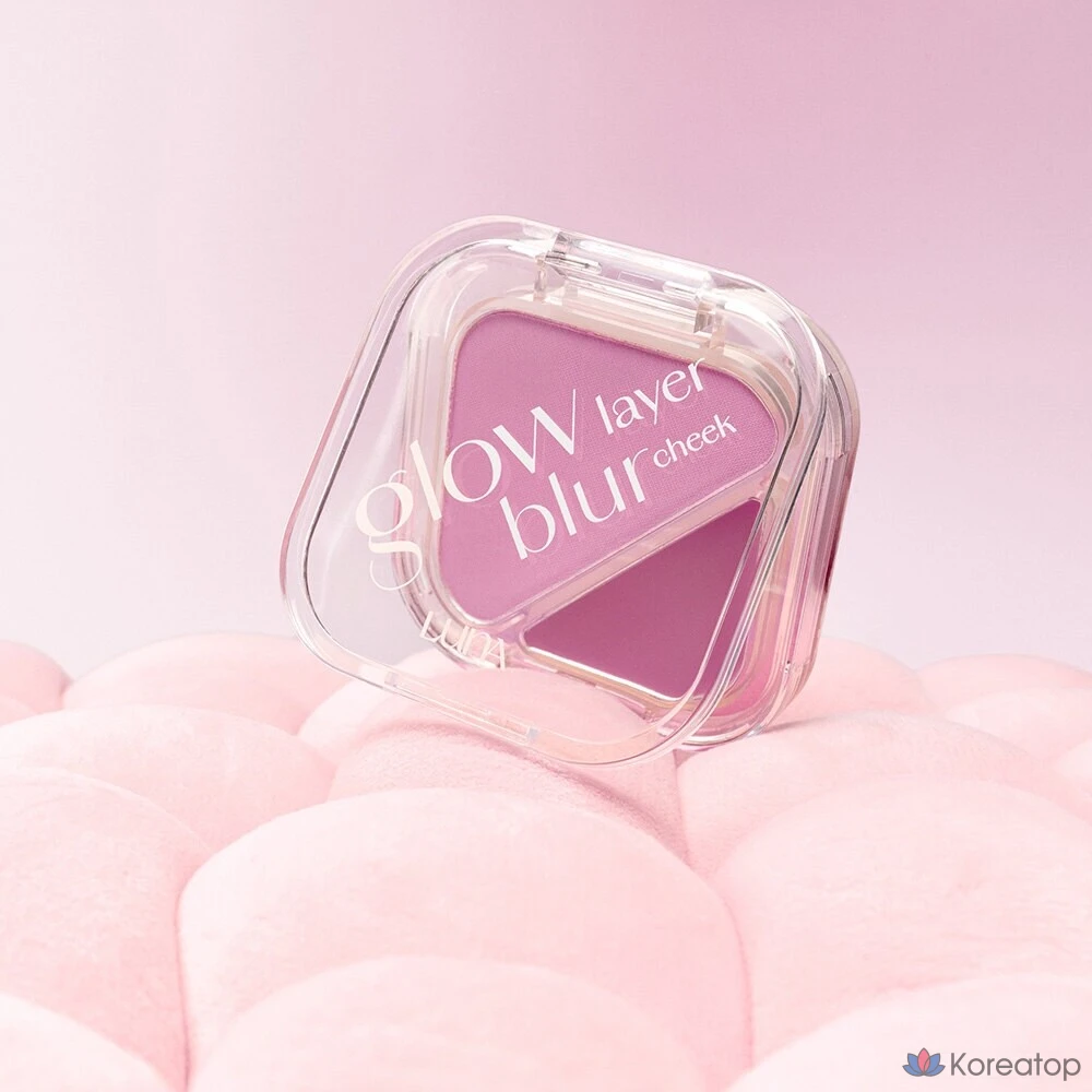 Кушон для щек Luna Glow Layer Blur Cheek, оттенок 02 Cloudy Beige, 1 шт.