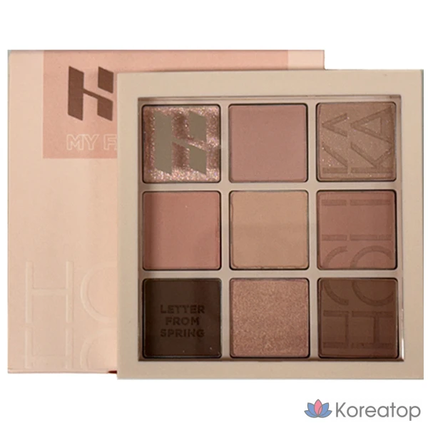 Палитра теней для век Holika Holika My Fave Mood Eye Palette, оттенок 11 Letter From Spring, 7.9 г, 1 шт.