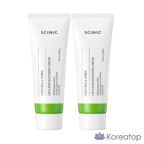 Крем Scinic Cica PDRN End Soothing Cream, 160 мл, 2 шт.