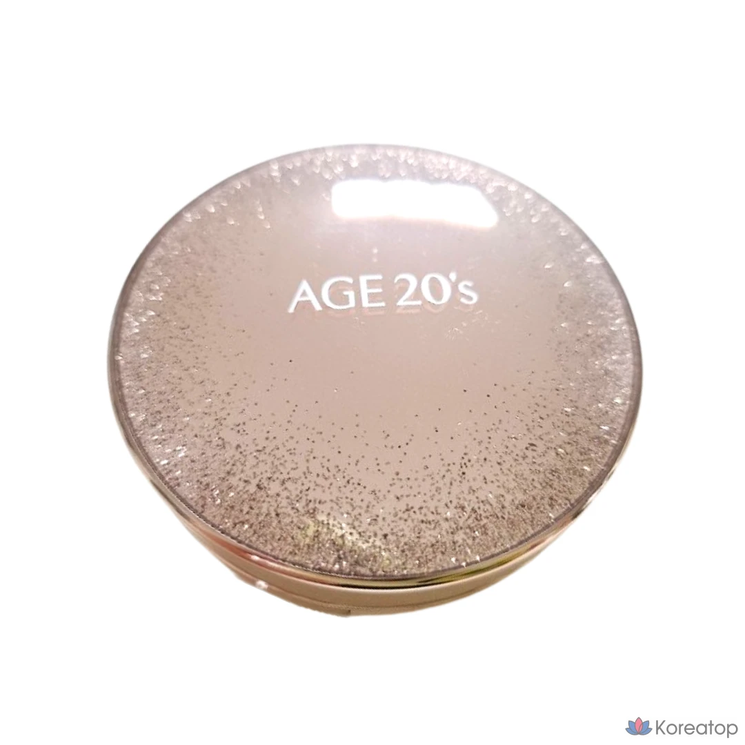 Кушон AGE 20S Sparkle Case + Refill, оттенок Pink Beige, 12.5 г x 2 шт. + 10 мл x 4 шт., 2 шт.