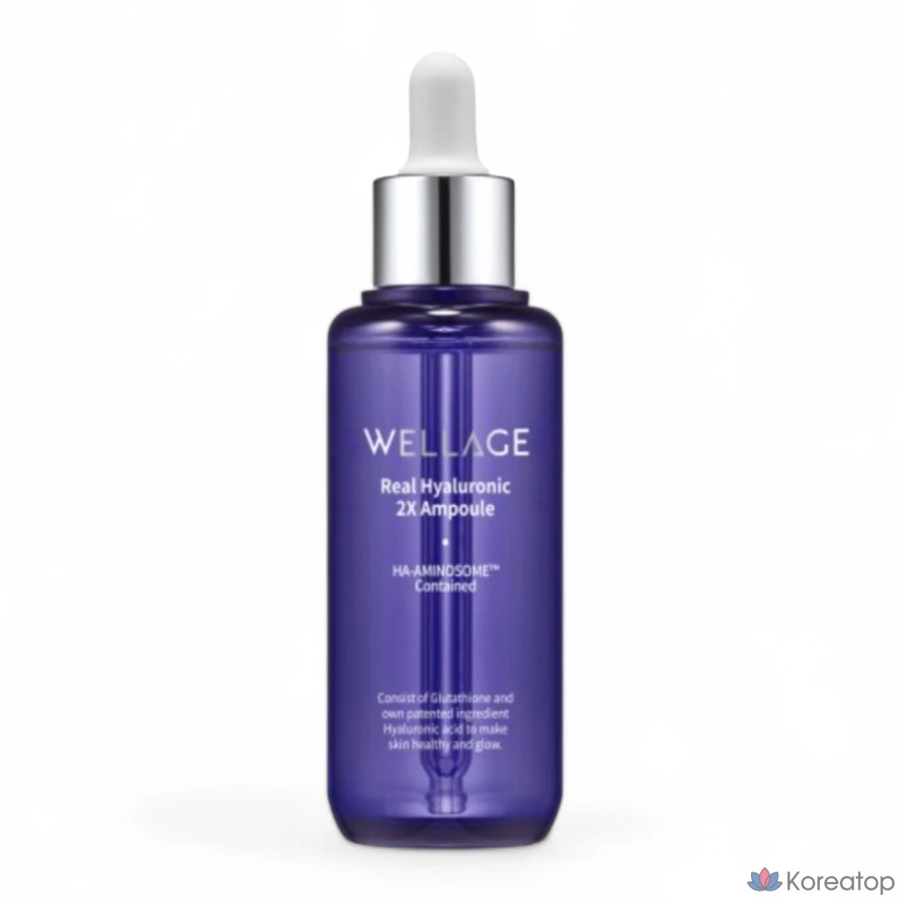 Ампульная сыворотка WELLAGE Real Hyaluronic Ampoule Season 3 2X Ampoule, 70 мл, 1 шт.