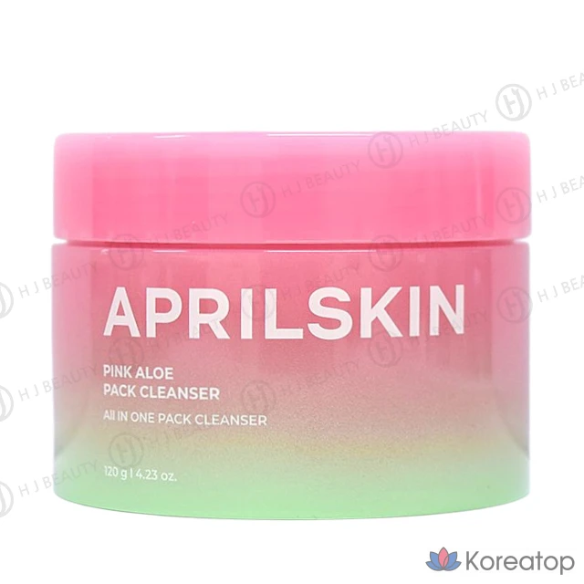 Очищающее мыло April Skin Pink Aloe Pack с алоэ вера, 120 г, 1 шт.