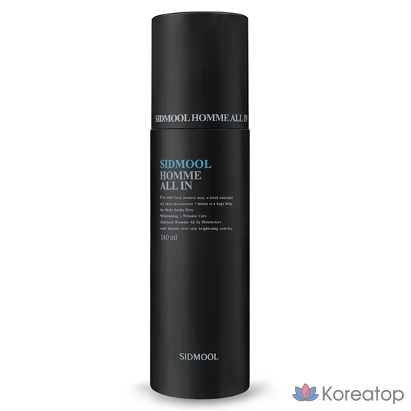 Увлажняющий крем Sidmool Total Moisturizer Homme All-in, 140 мл, 1 шт.