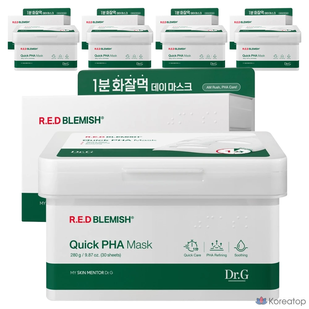 Маска Dr.G Red Blemish Quick Paha Mask, 5 шт., 30 шт.